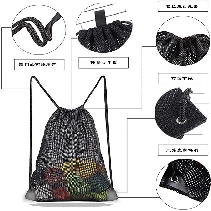 Beach Drawstring Bag