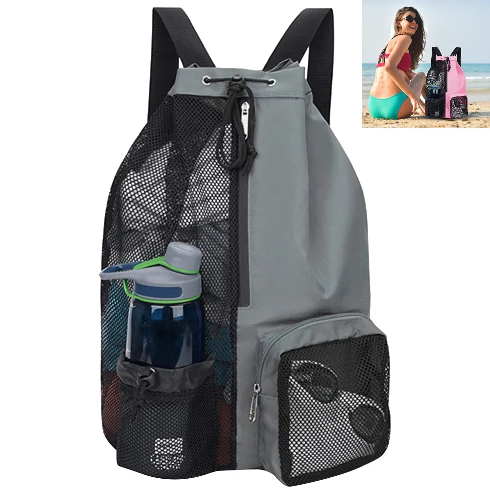 Deluxe Drawstring Beach Bag