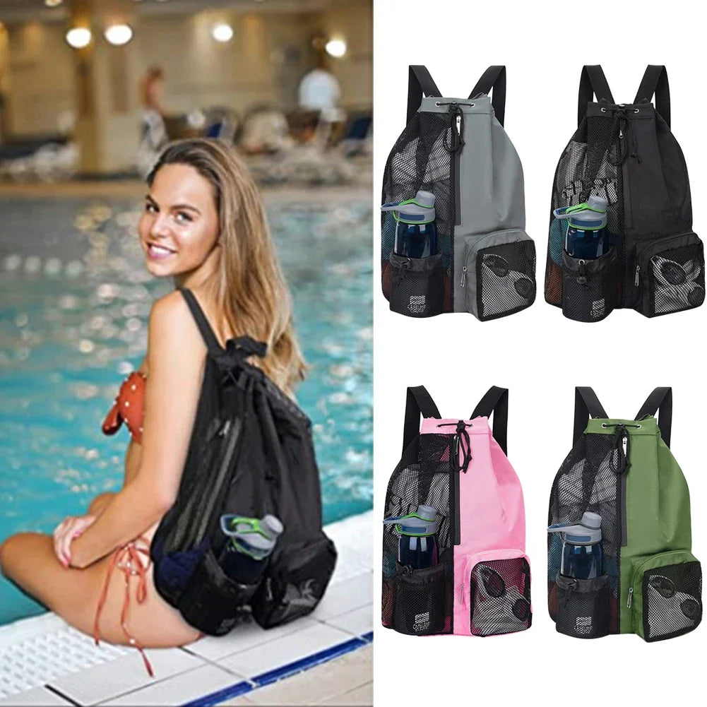 Deluxe Drawstring Beach Bag