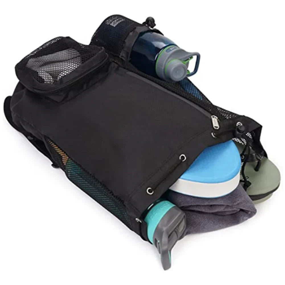 Deluxe Drawstring Beach Bag
