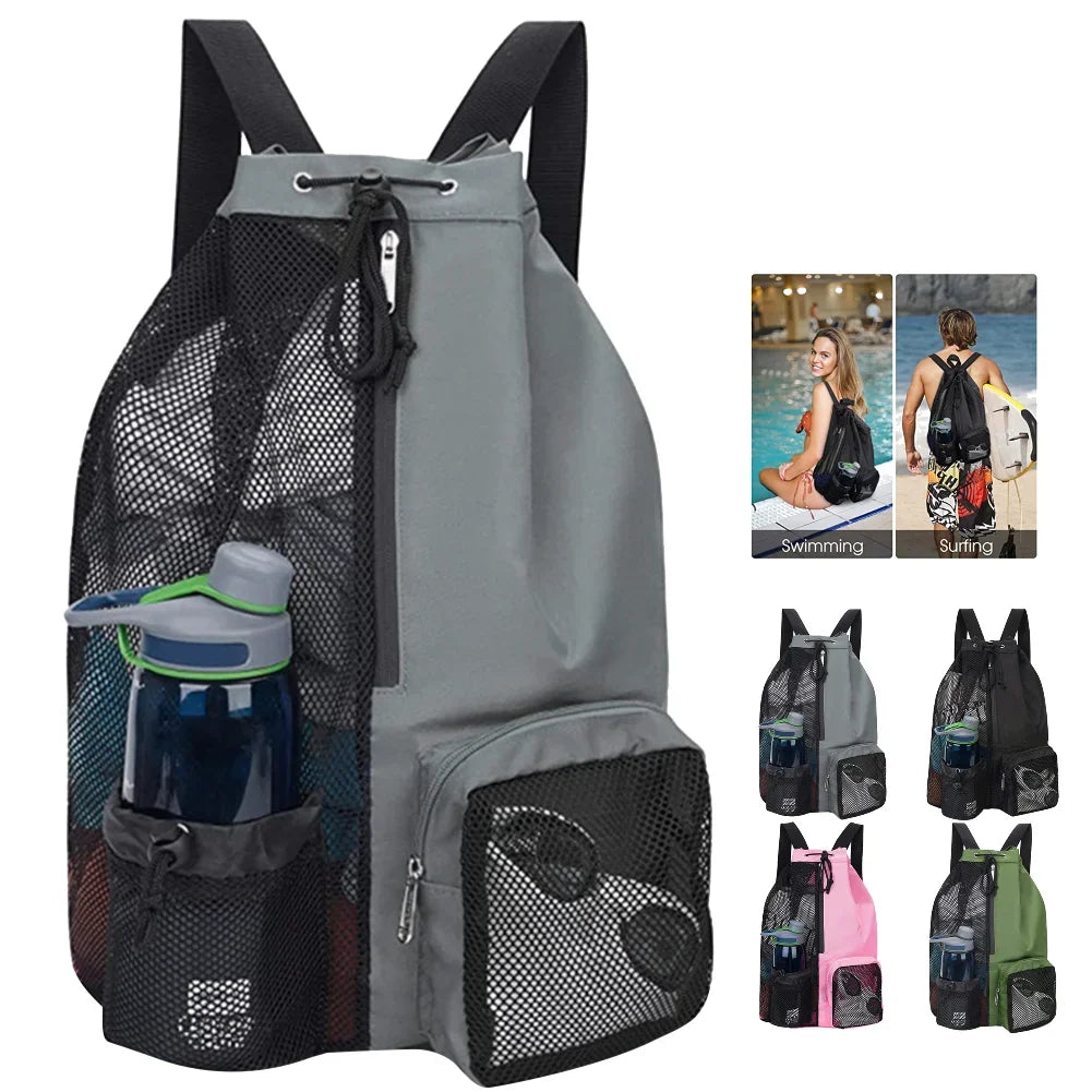 Deluxe Drawstring Beach Bag