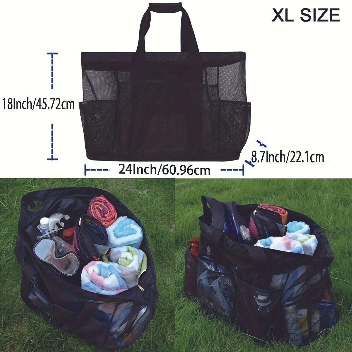 Extra Large Mesh Beach Bag