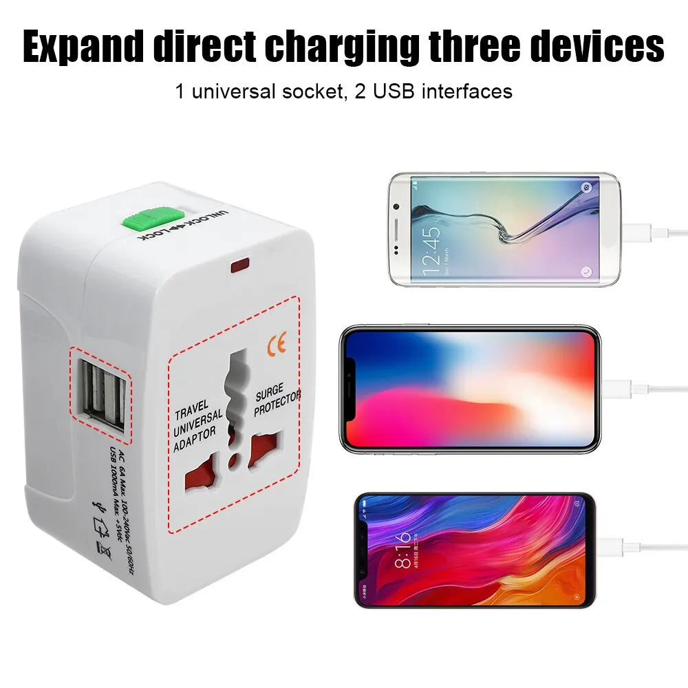 All in One Universal International Plug Adapter