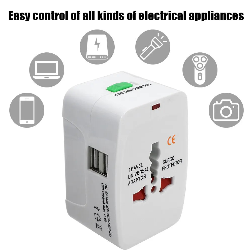 All in One Universal International Plug Adapter