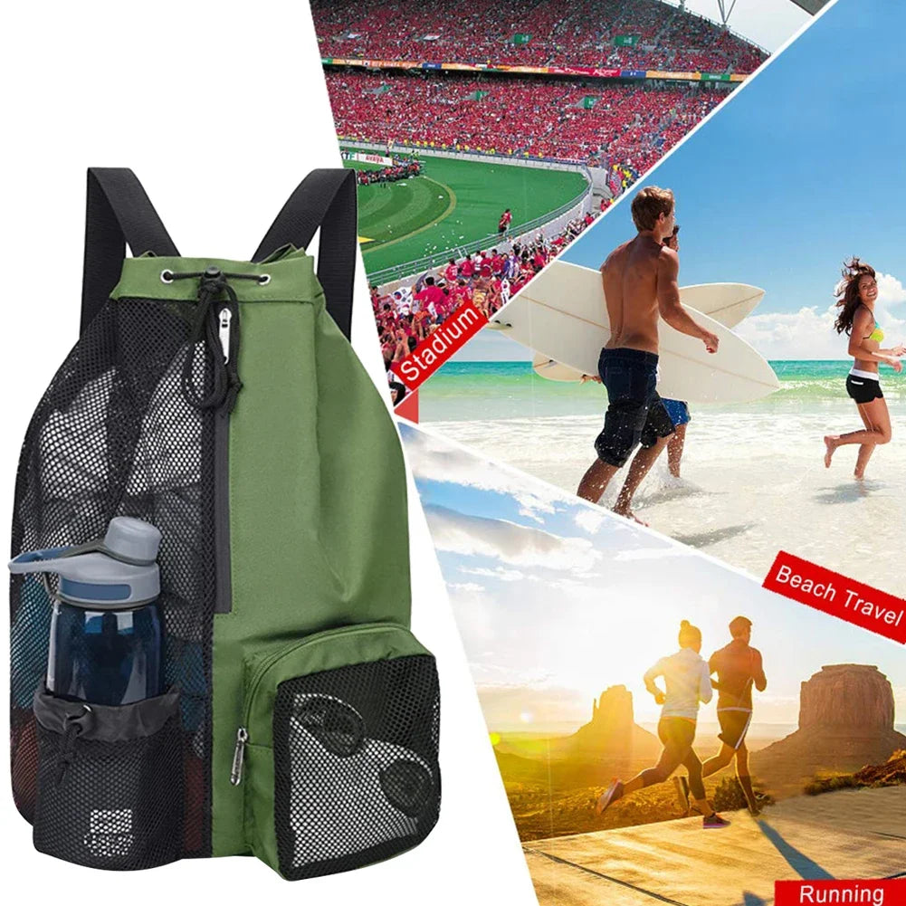 Deluxe Drawstring Beach Bag
