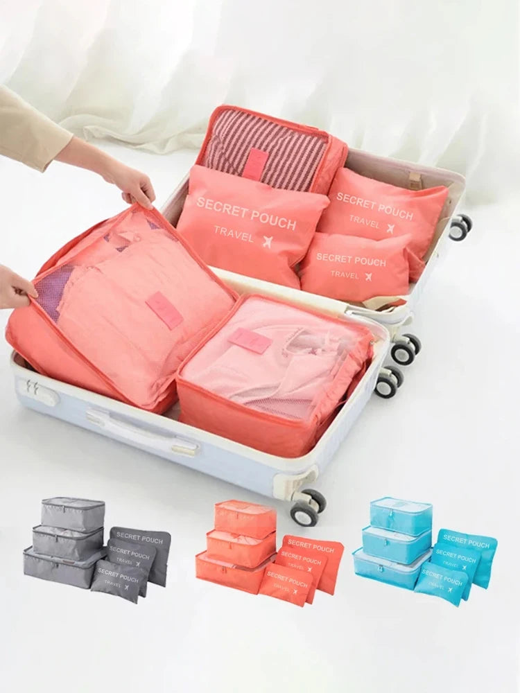 6 Pcs Set Waterproof Packing Bags