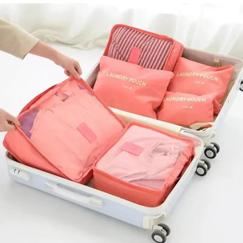 6 Pcs Set Waterproof Packing Bags