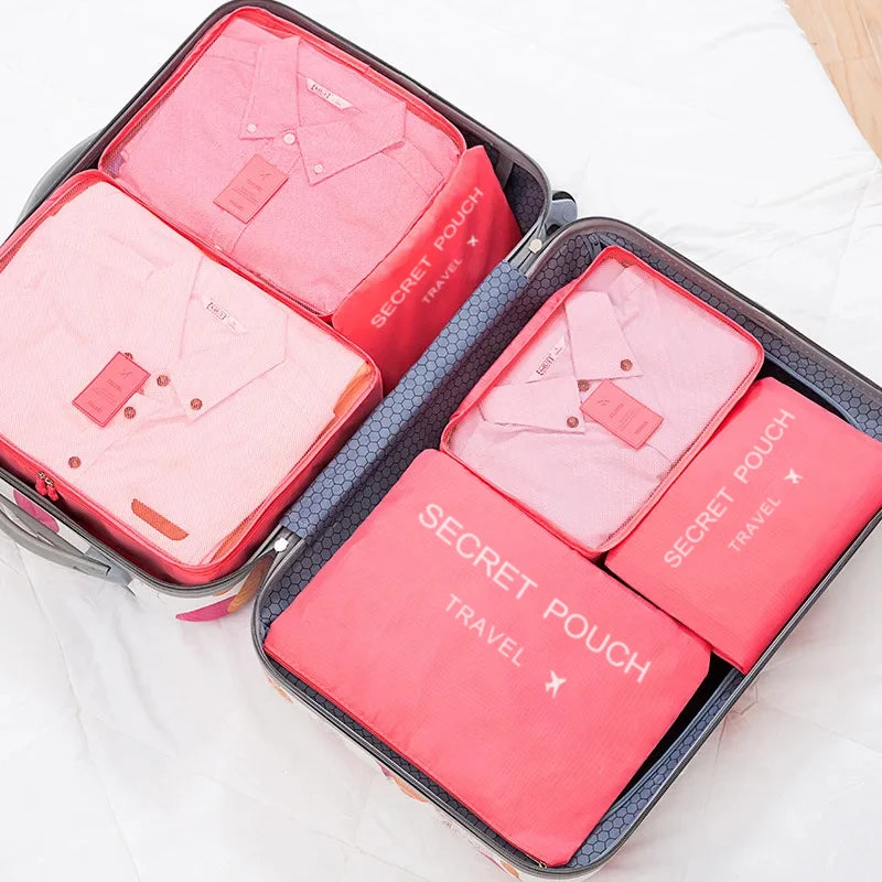 6 Pcs Set Waterproof Packing Bags