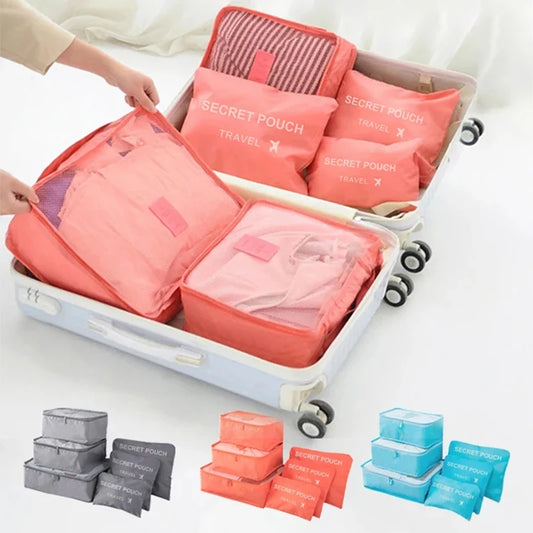 6 Pcs Set Waterproof Packing Bags